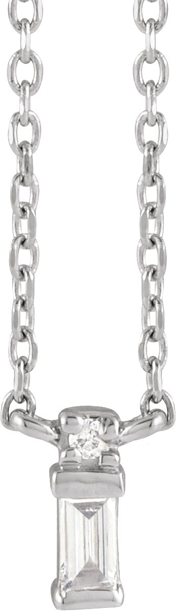 Baguette Bar Necklace or Center