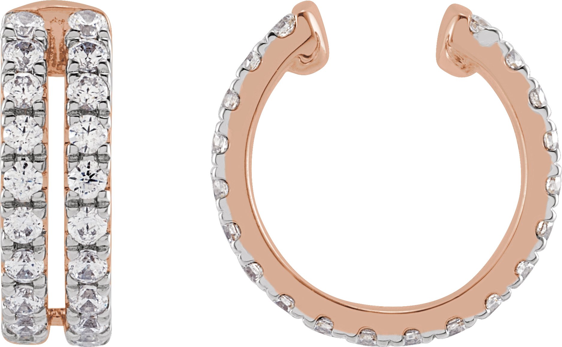 Lab-Grown Diamond Ear Cuff