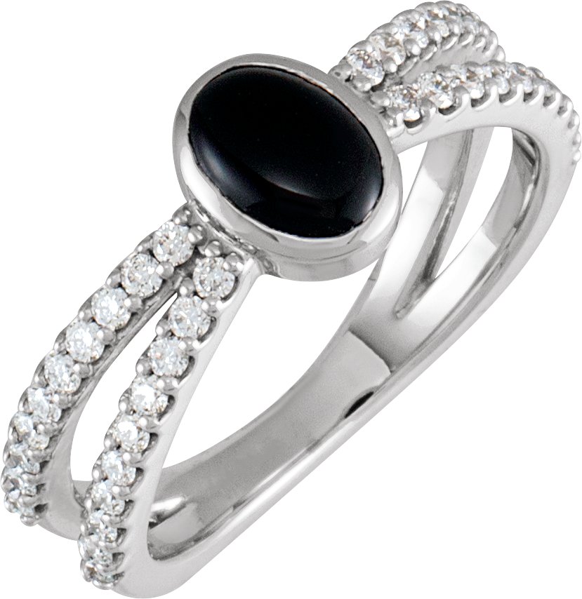 Accented Cabochon Ring