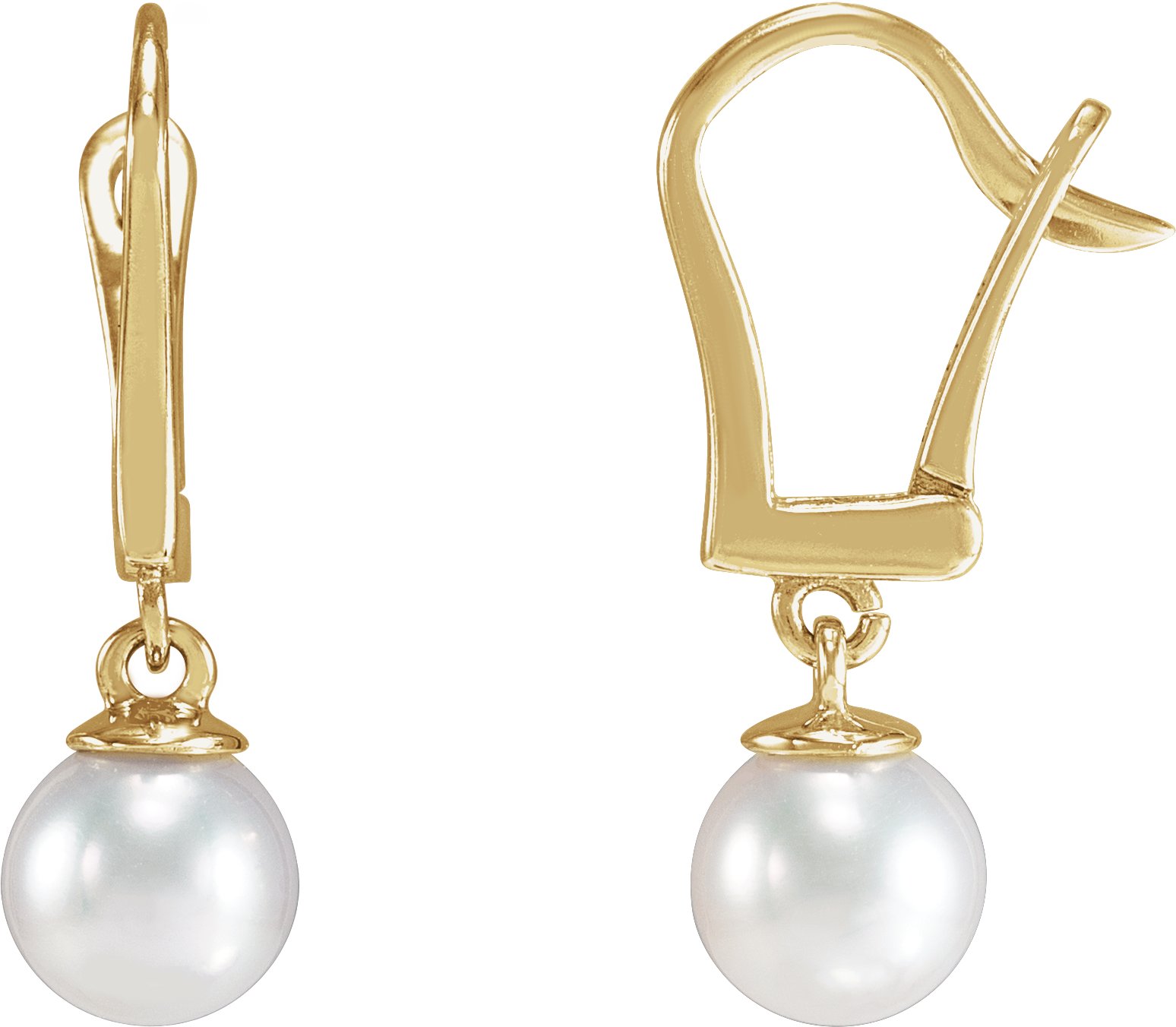 Click-In Pearl Earrings