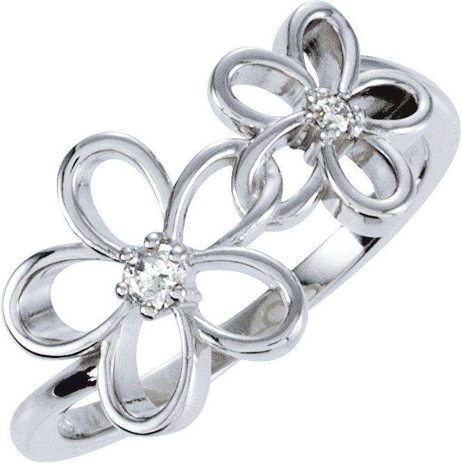 Accented Floral Ring