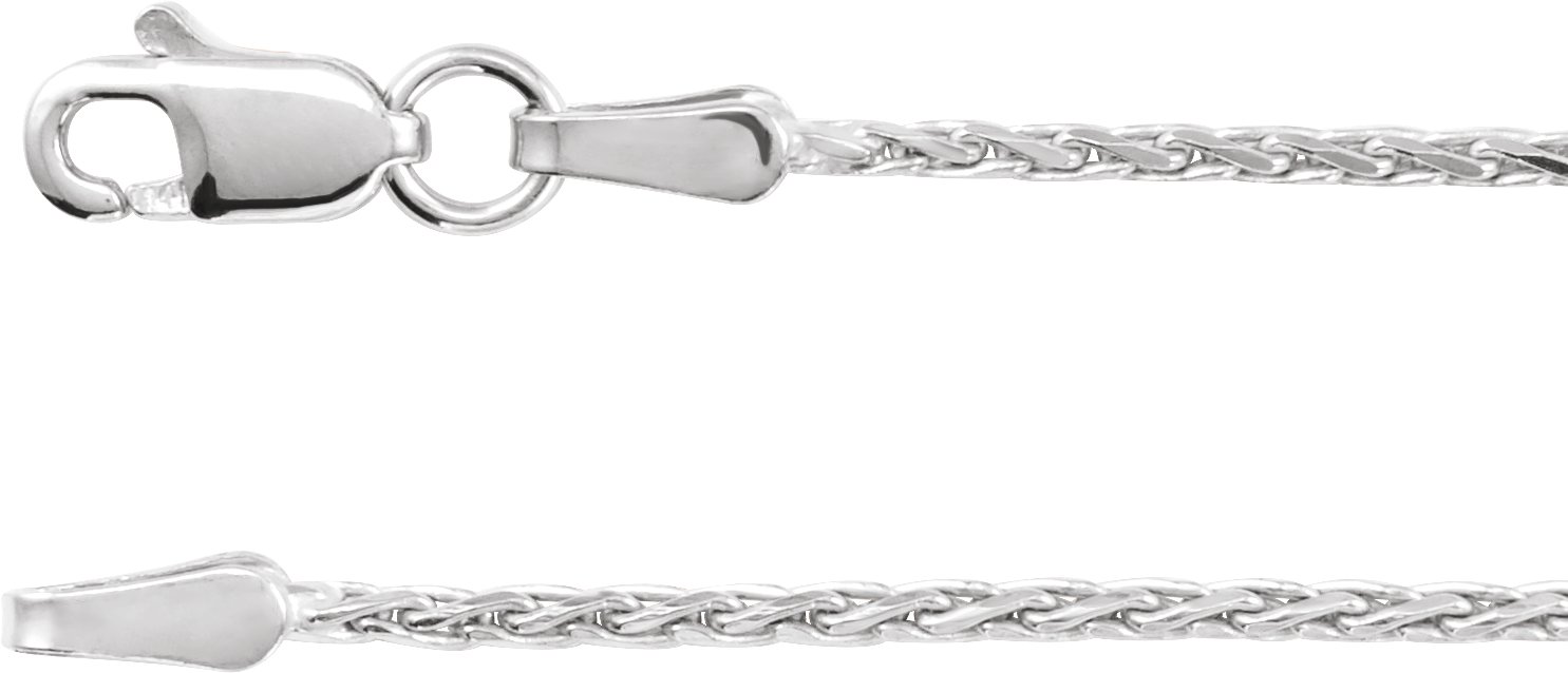 1.05 mm Diamond-Cut Wheat Chain