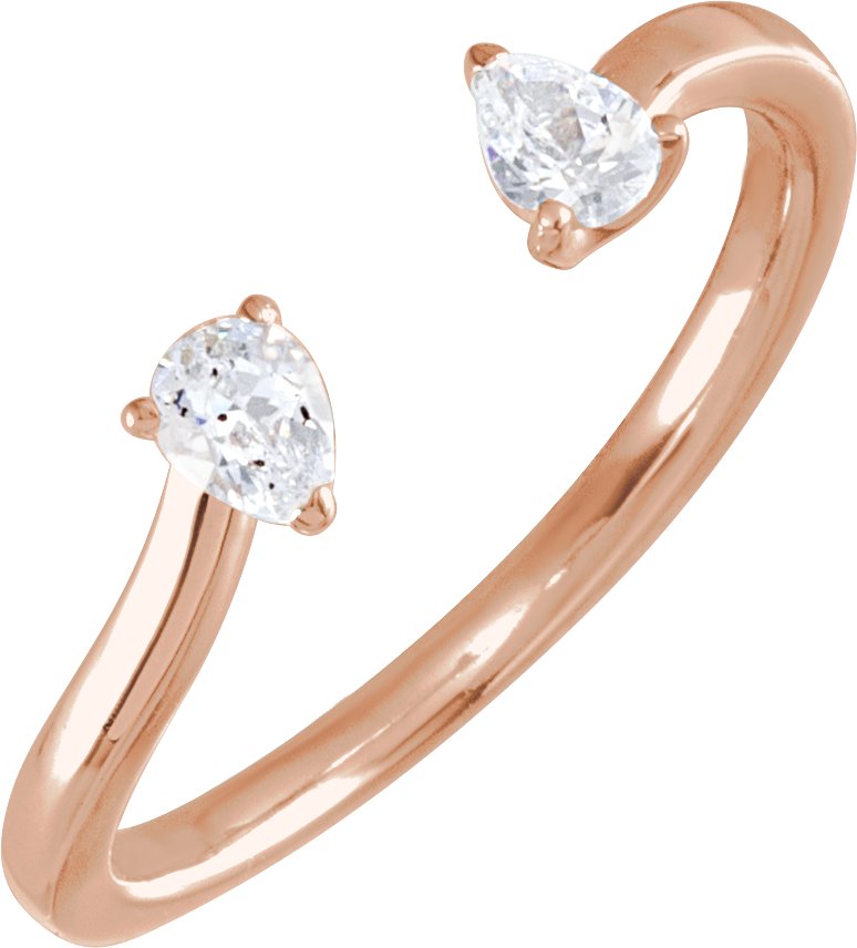 Lab-Grown Diamond Two-Stone Ring
