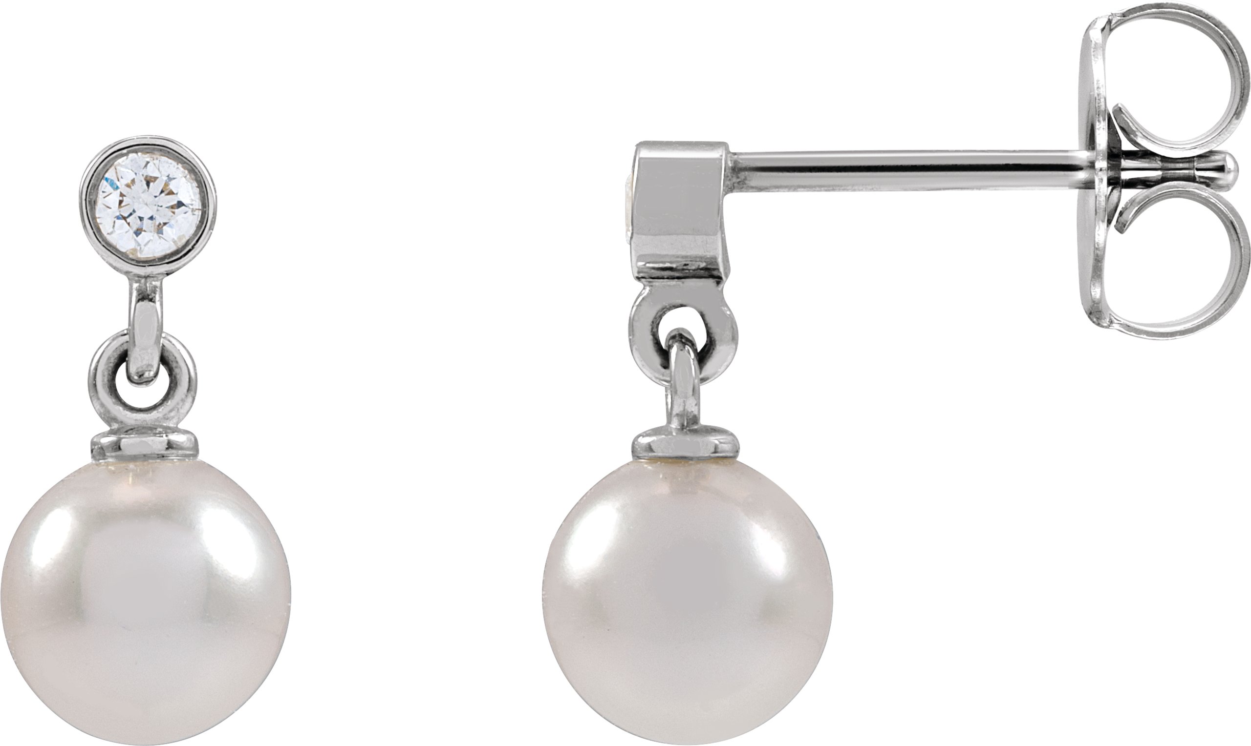 Accented Pearl Earrings