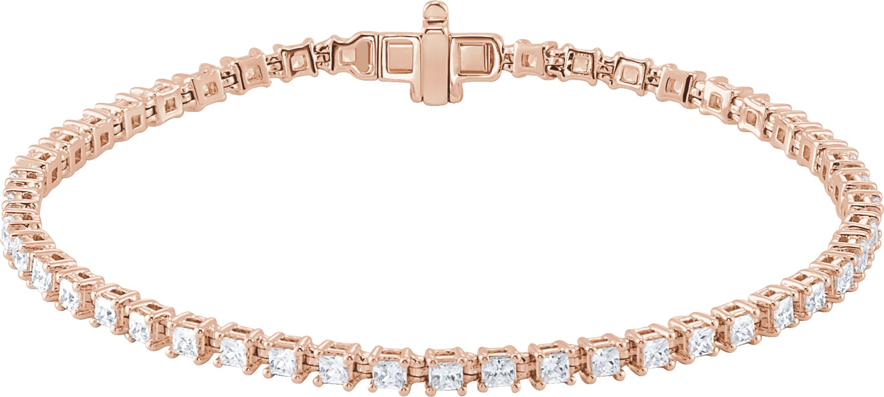 Lab-Grown Diamond Line Bracelet