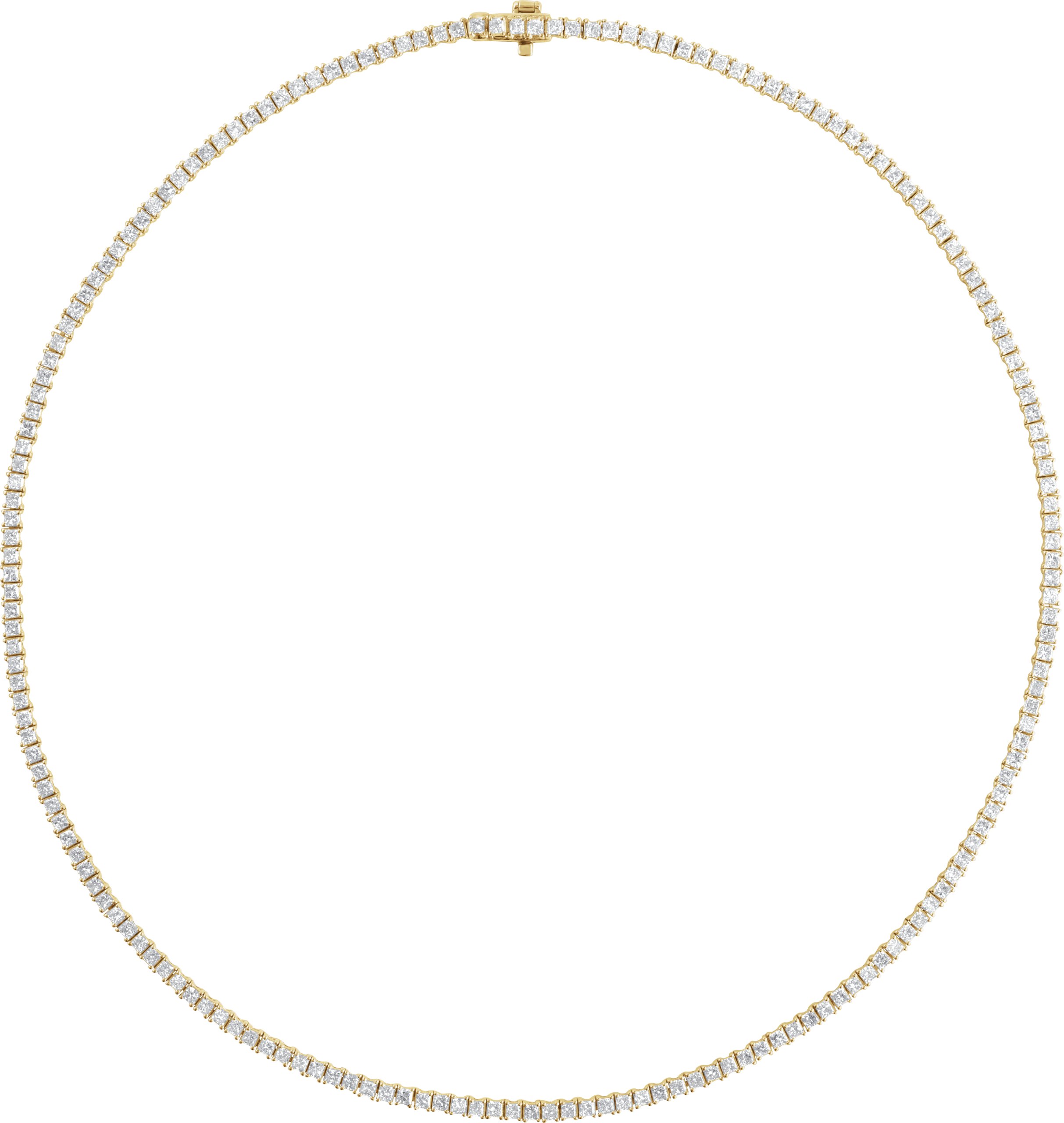 Lab-Grown Diamond Line Necklace