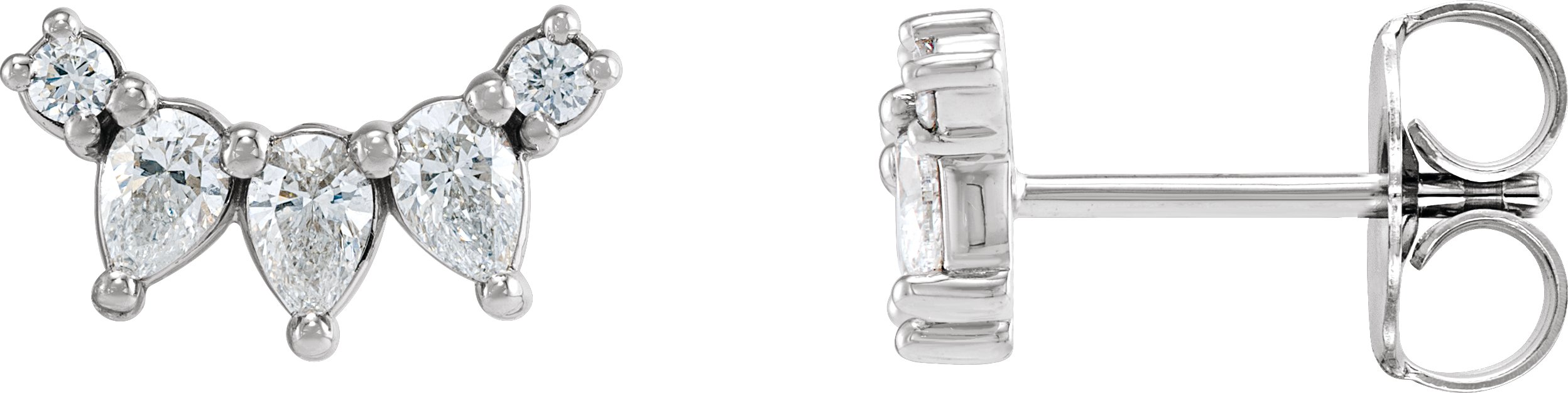 Curved Bar Earrings