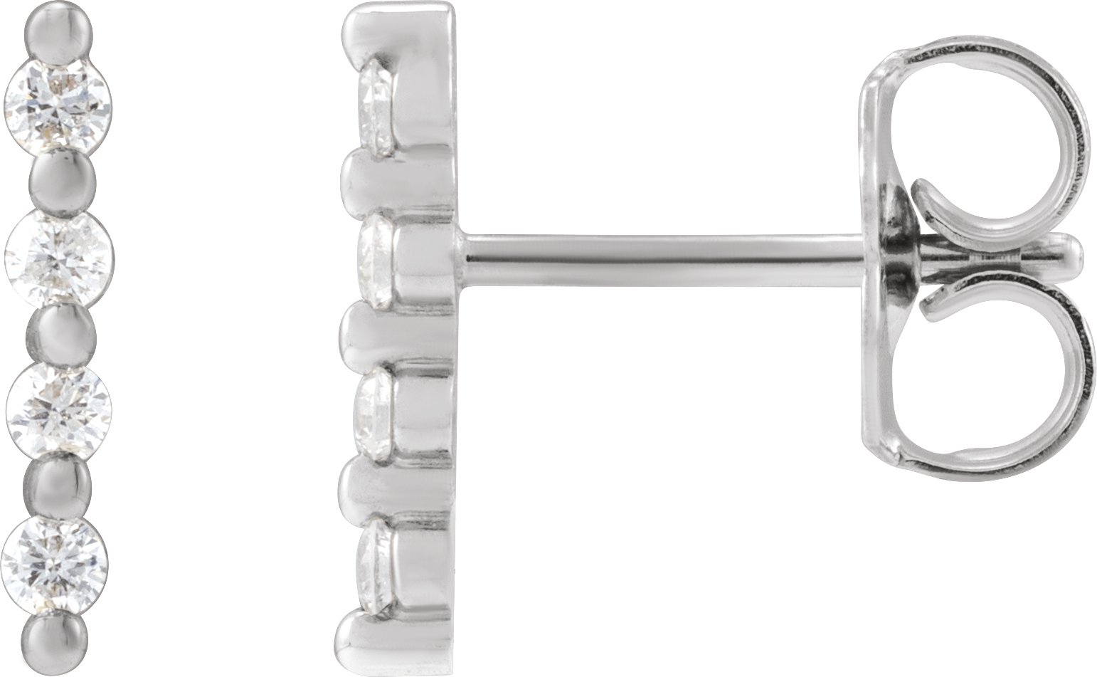 Accented Bar Earrings