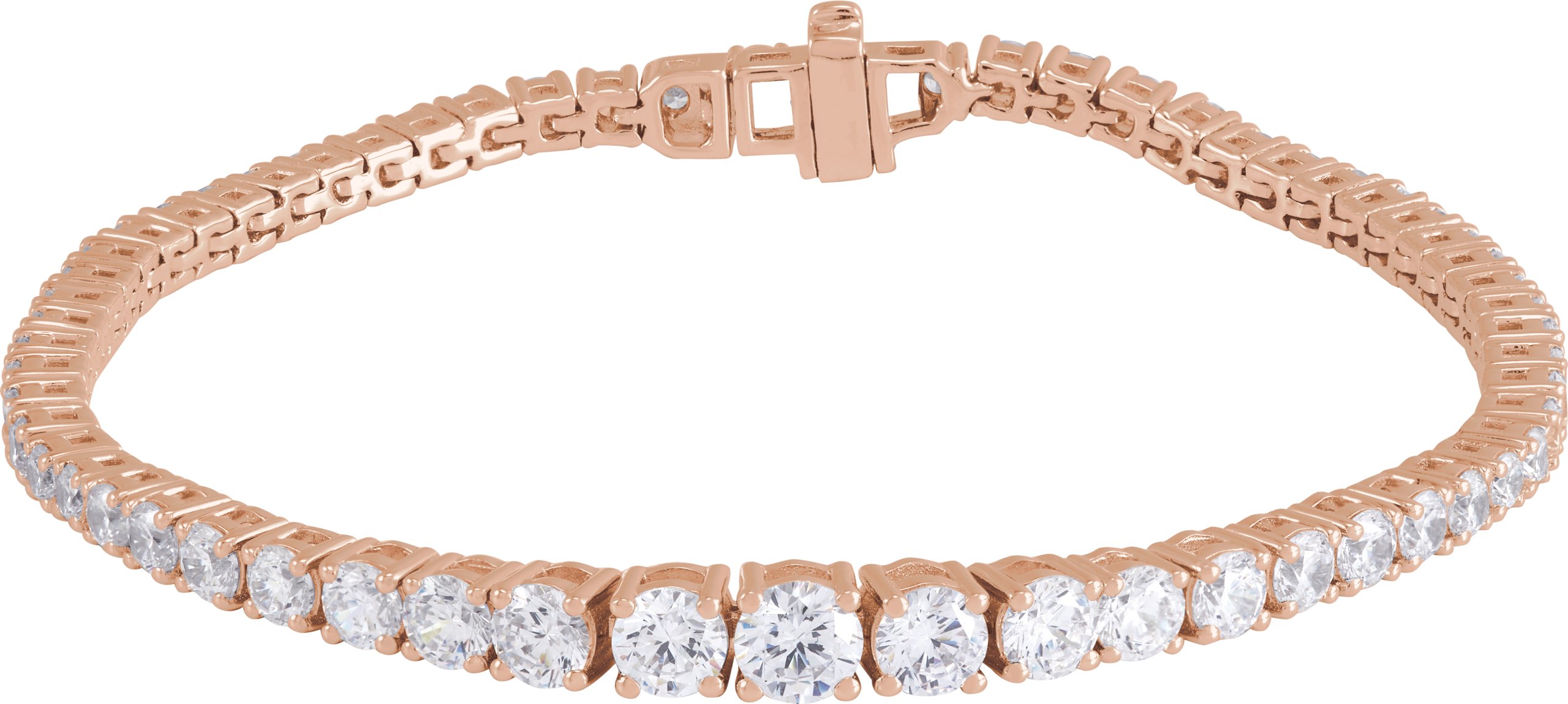 Lab-Grown Diamond Line Bracelet