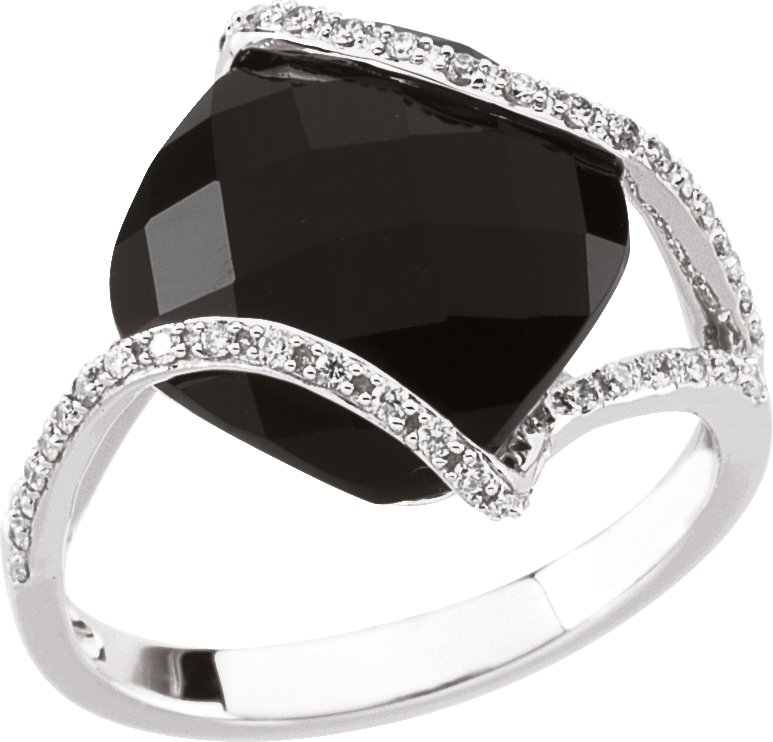 Accented Freeform Ring