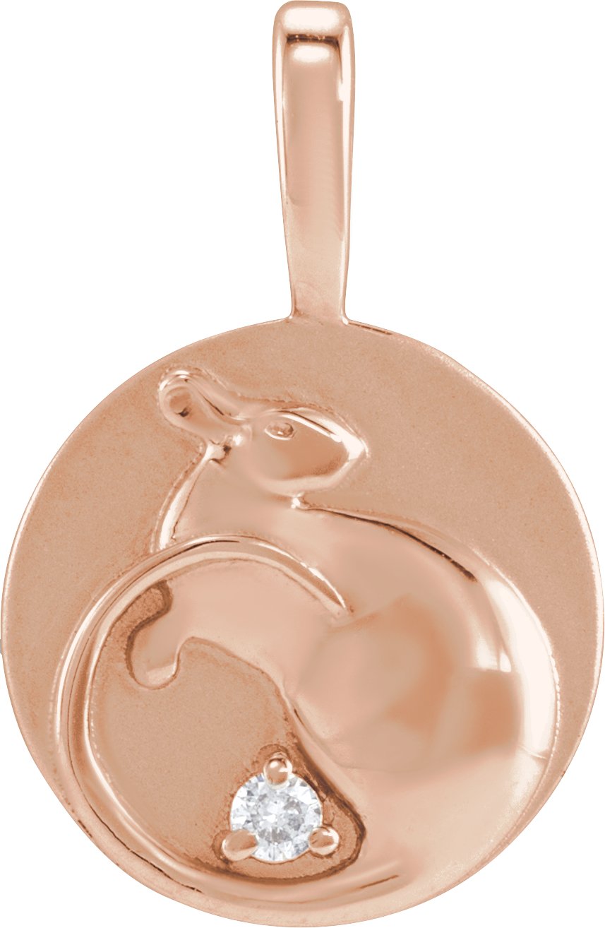 Accented Chinese Zodiac Pendant