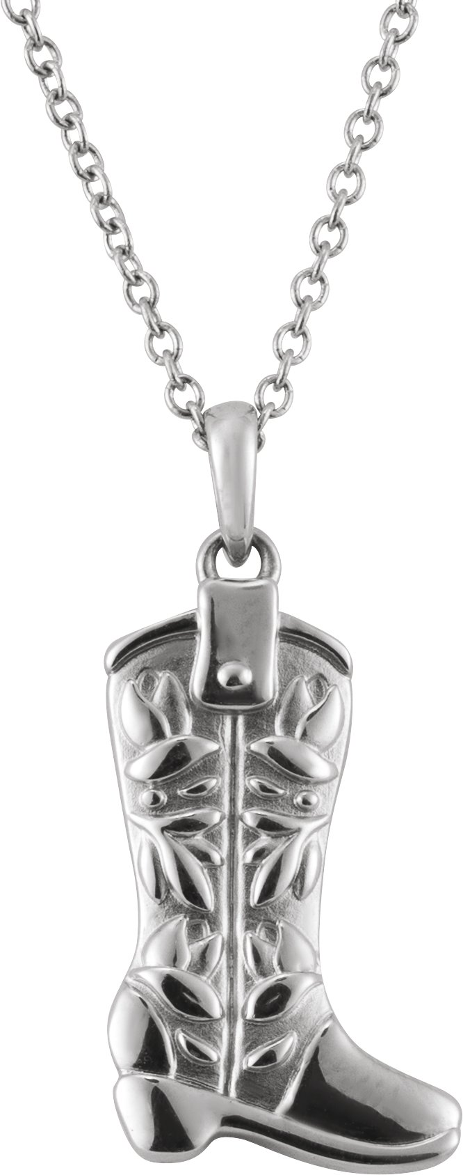 Cowboy Boot Necklace or Pendant