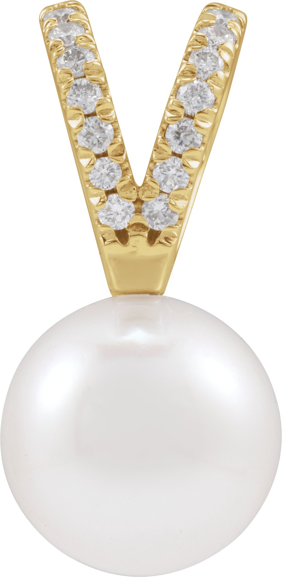 Accented Pearl Pendant