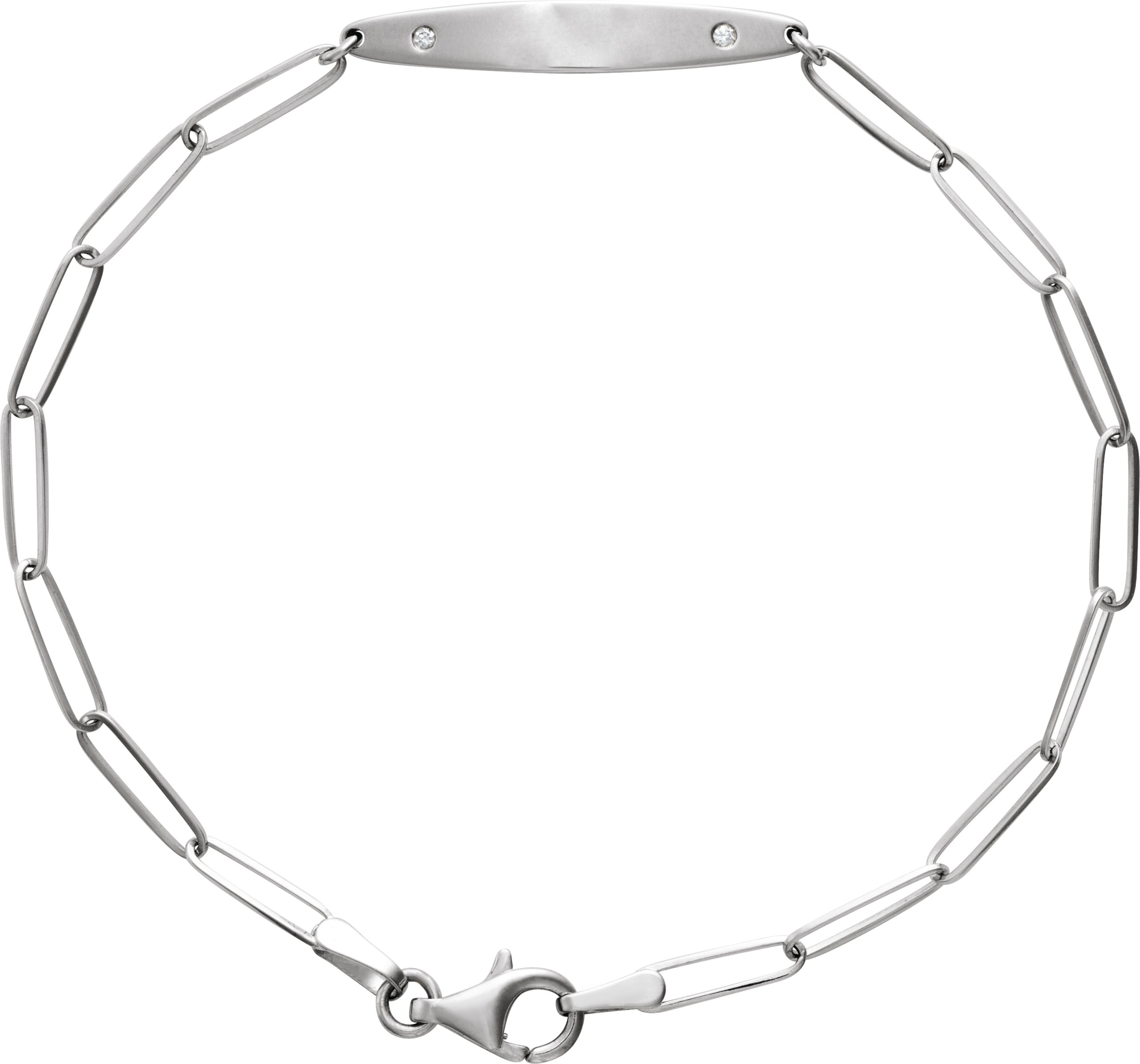 Engravable Curved Bar Bracelet