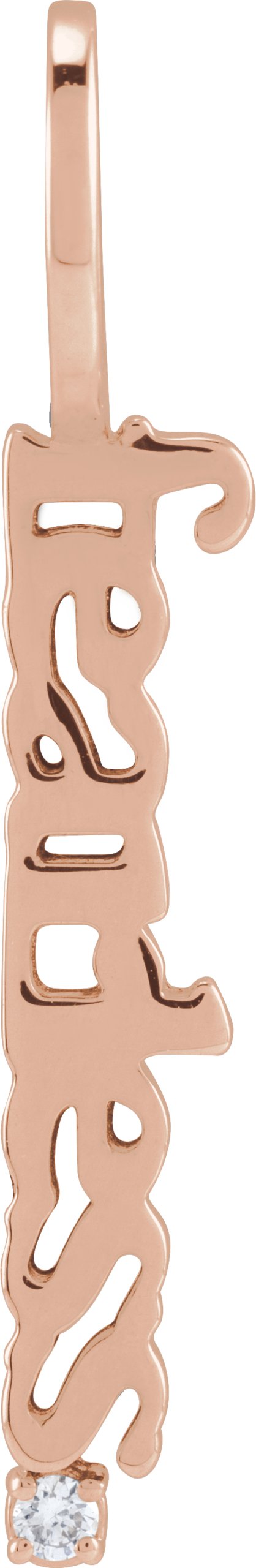Accented Fearless Pendant
