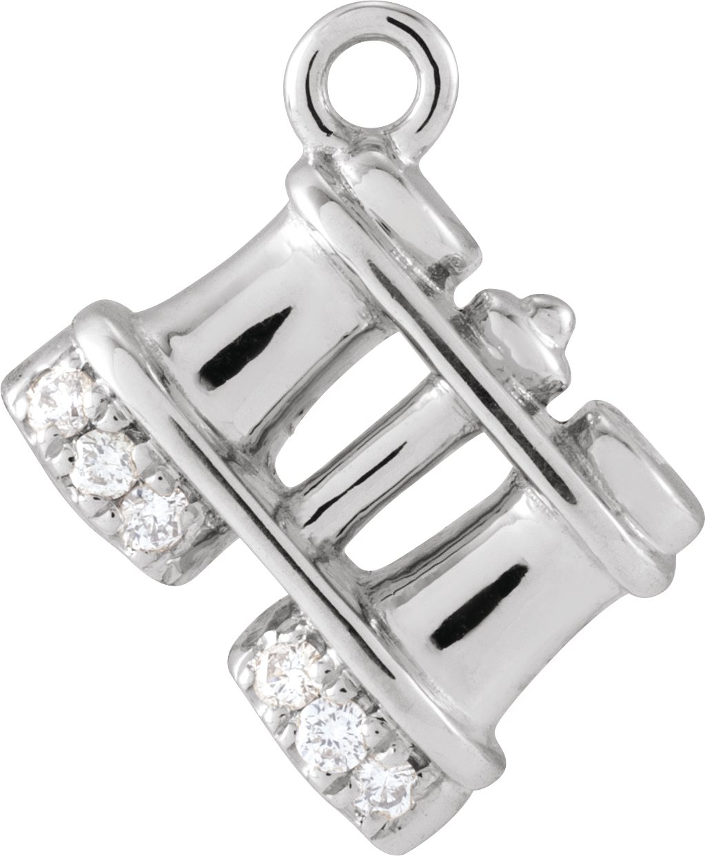 Petite Pavé™ Binoculars Dangle