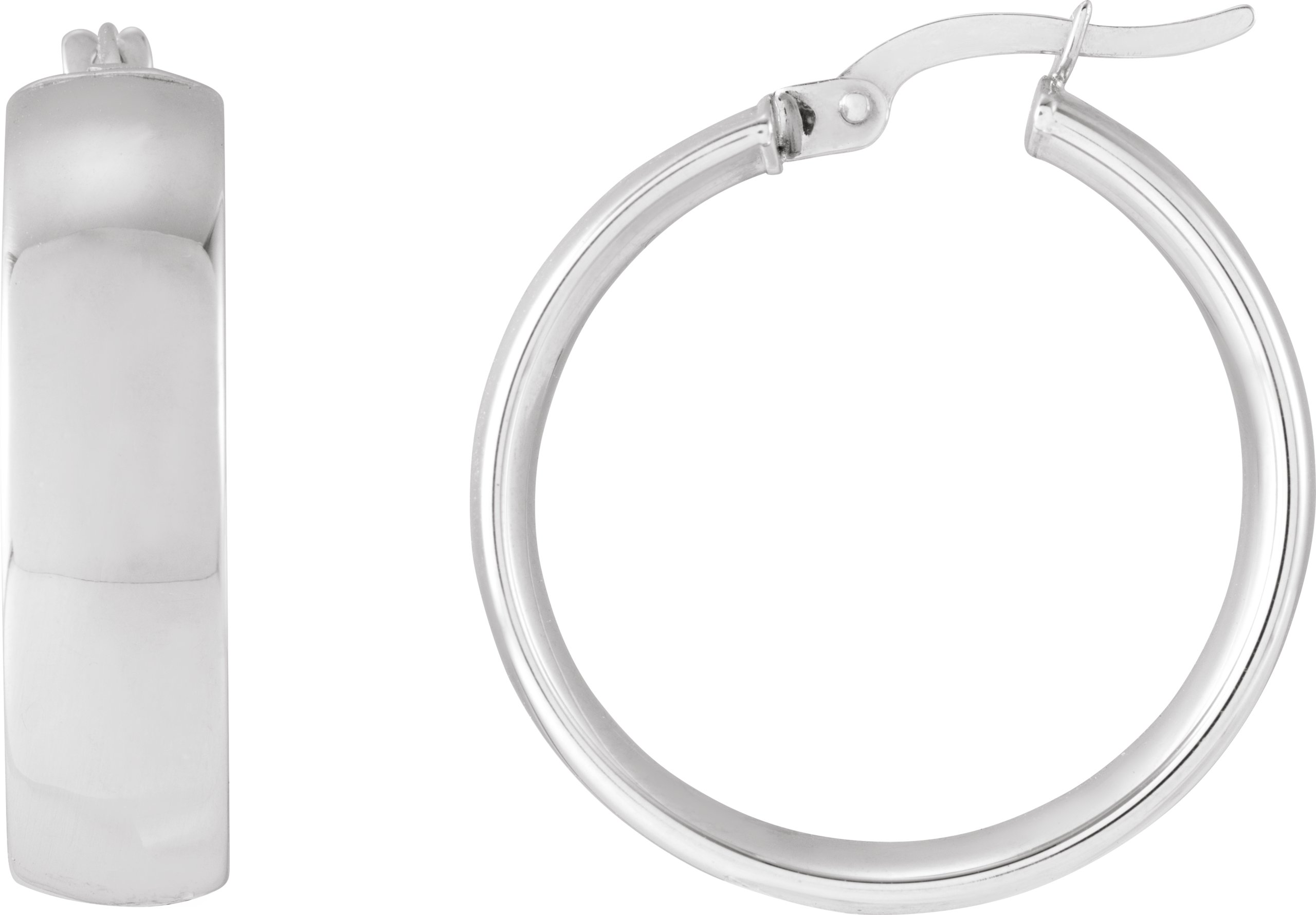 Tube Hoop Earrings