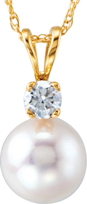 Accented Pearl Necklace