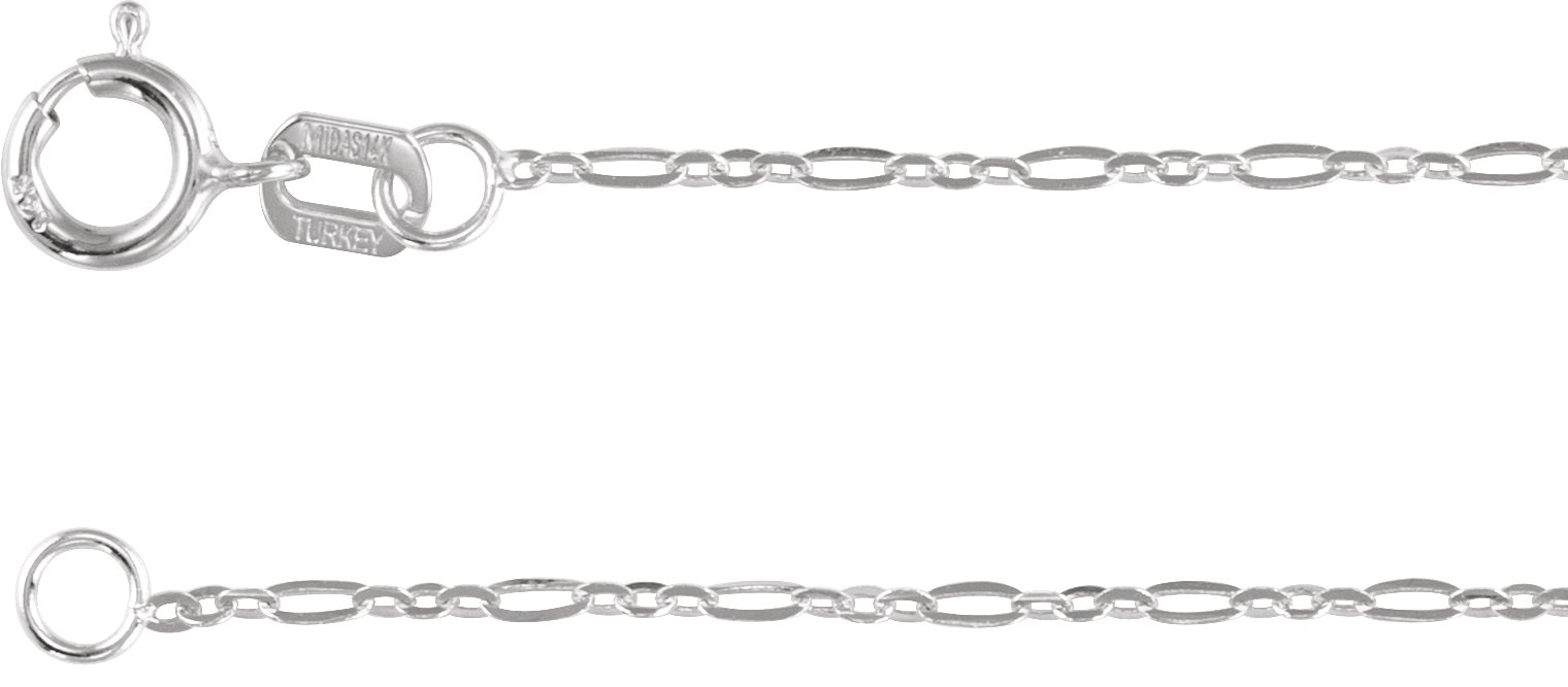 1.25 mm Figaro Chain