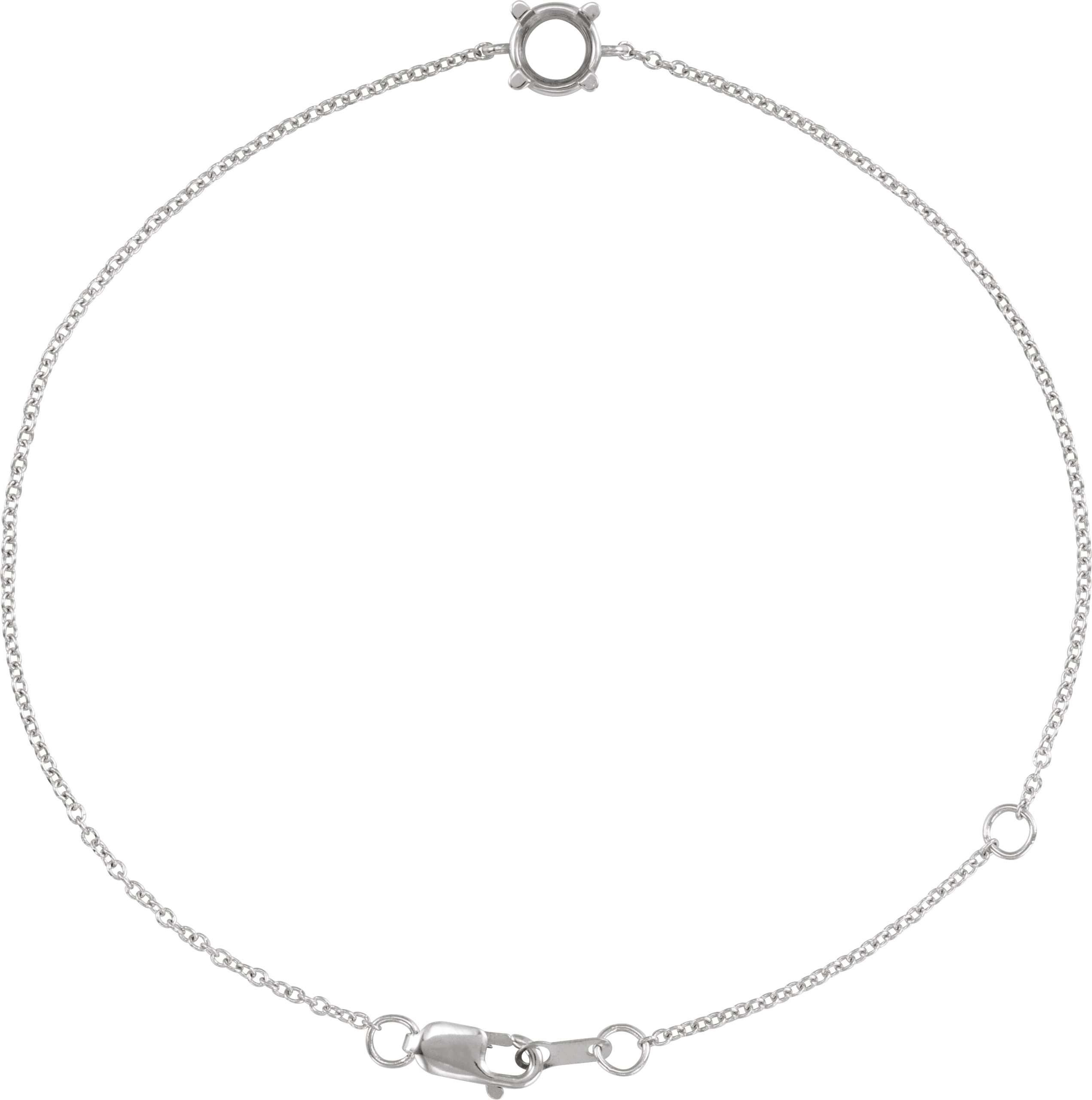Solitaire Link Bracelet