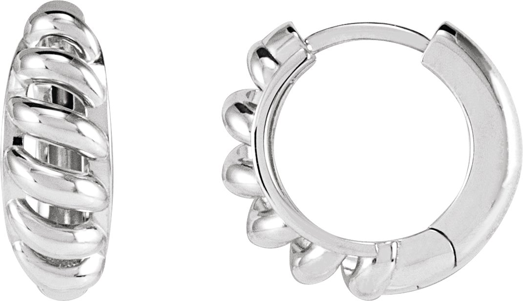 Rope Dome Hoop Earring
