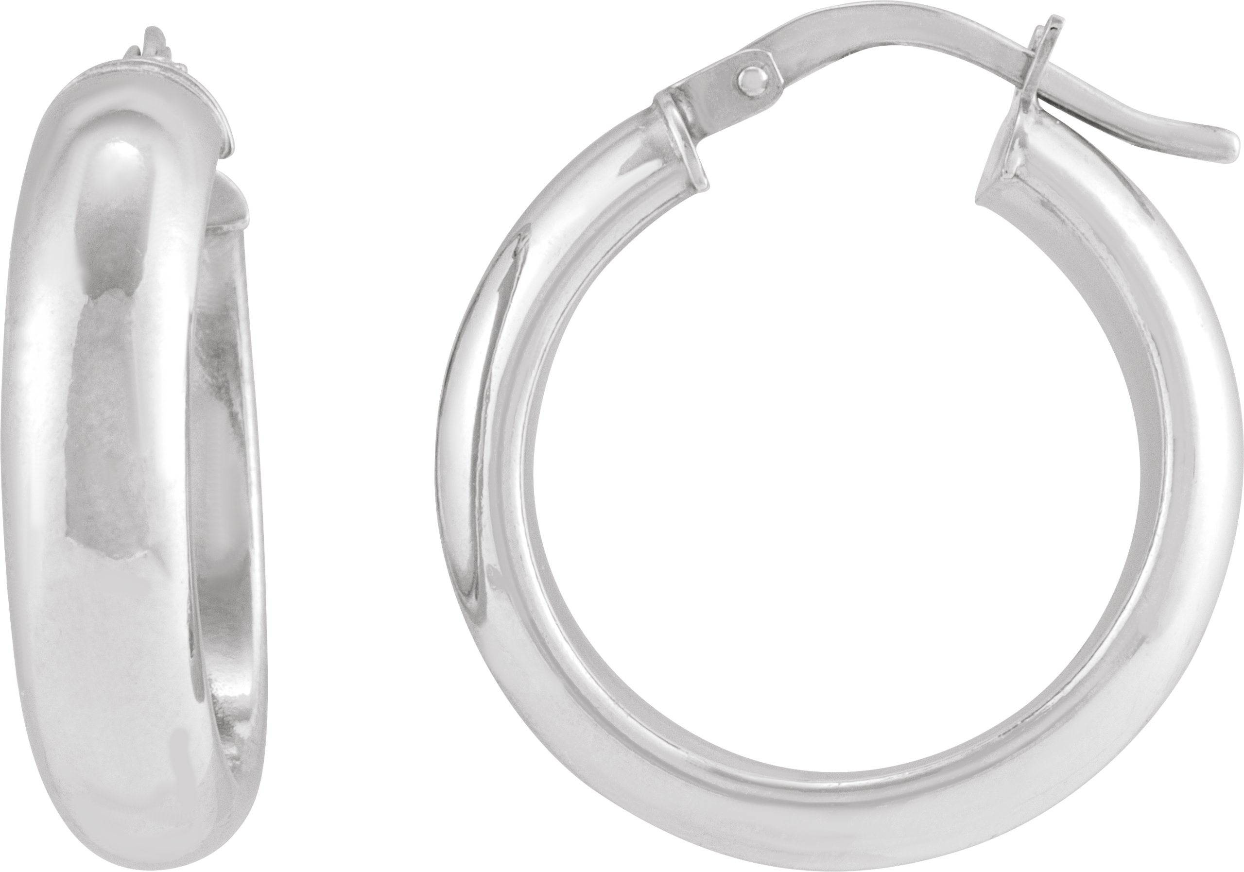 Tube Hoop Earrings