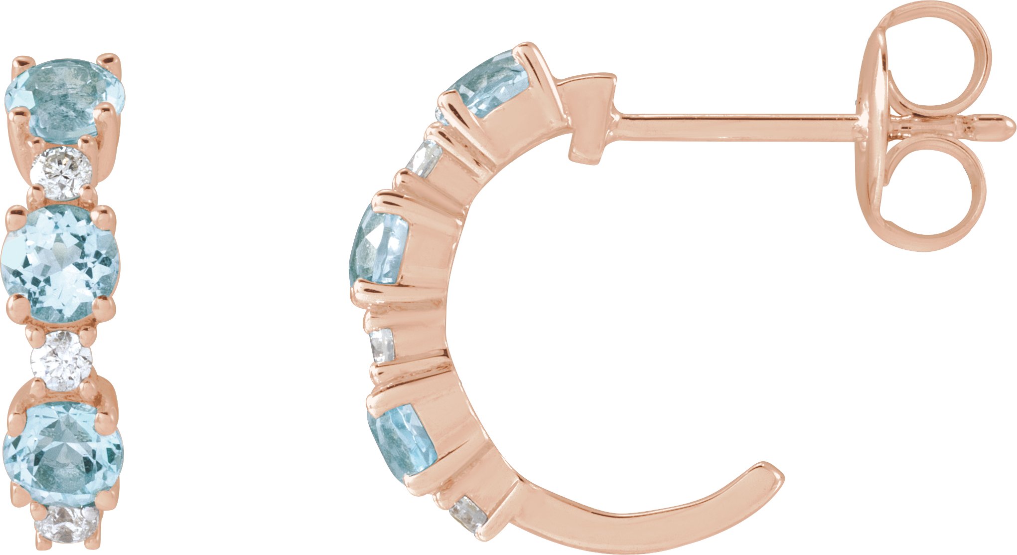 Accented Hoop Earrings