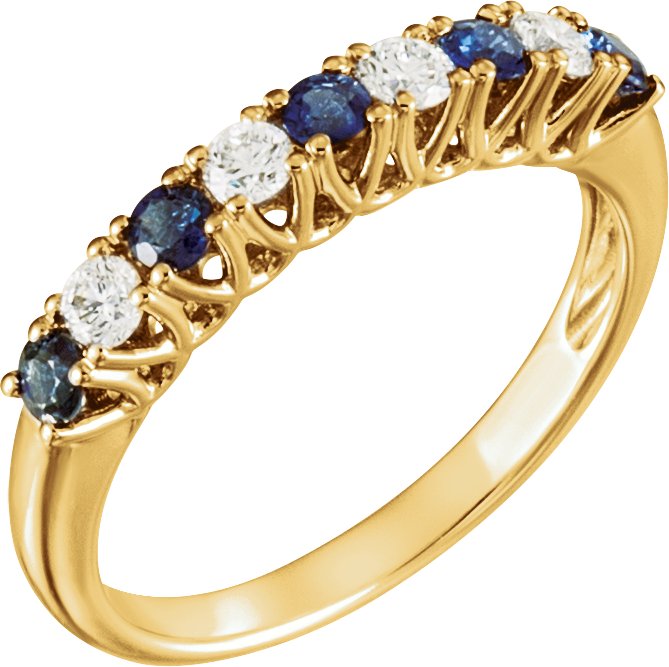 Woven-Design Anniversary Band
