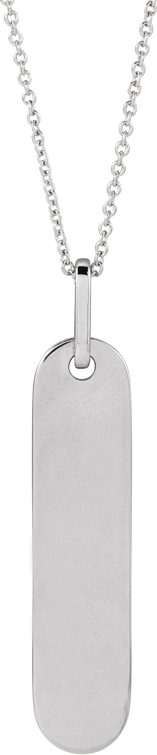 Engravable Bar Necklace or Pendant