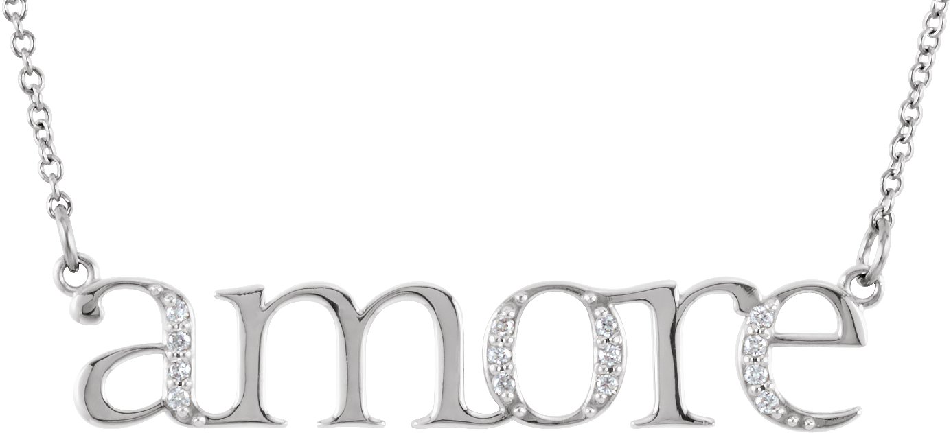 Accented Amore Necklace or Center
