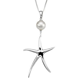 Pearl Starfish Necklace