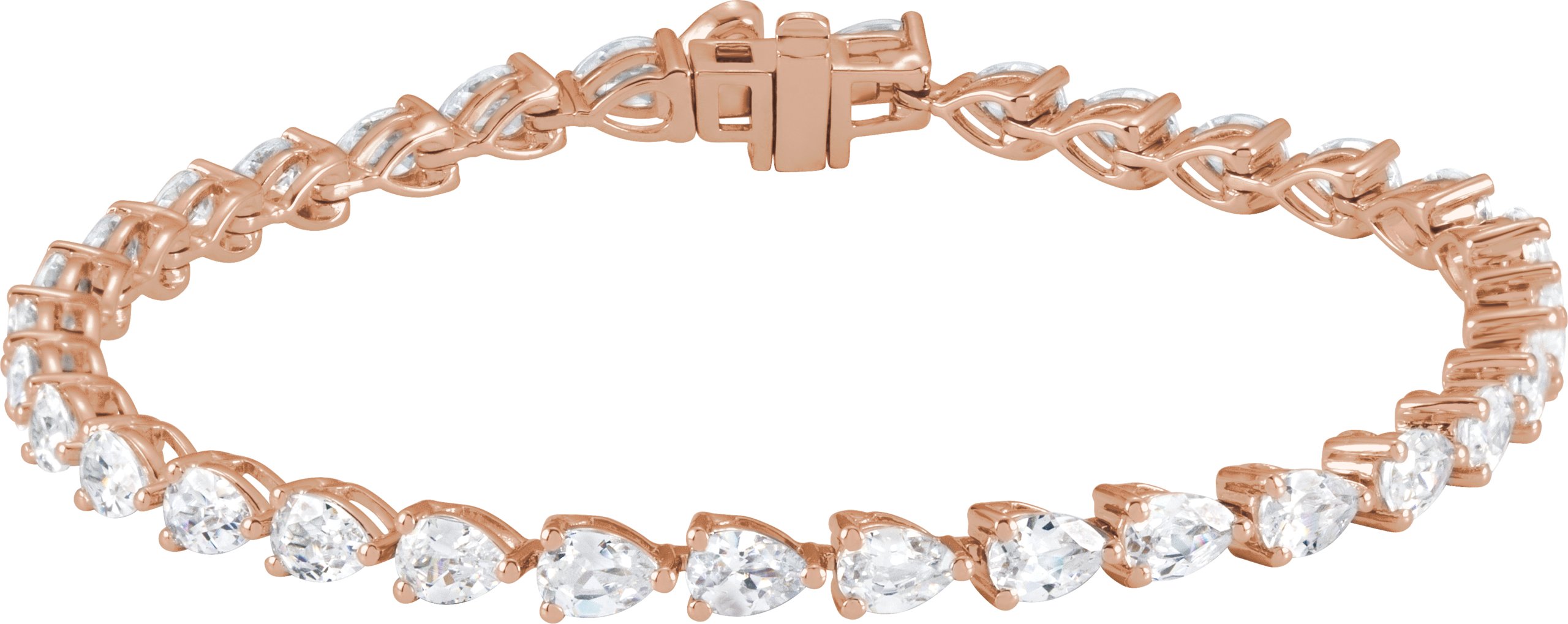 Lab-Grown Diamond Line Bracelet