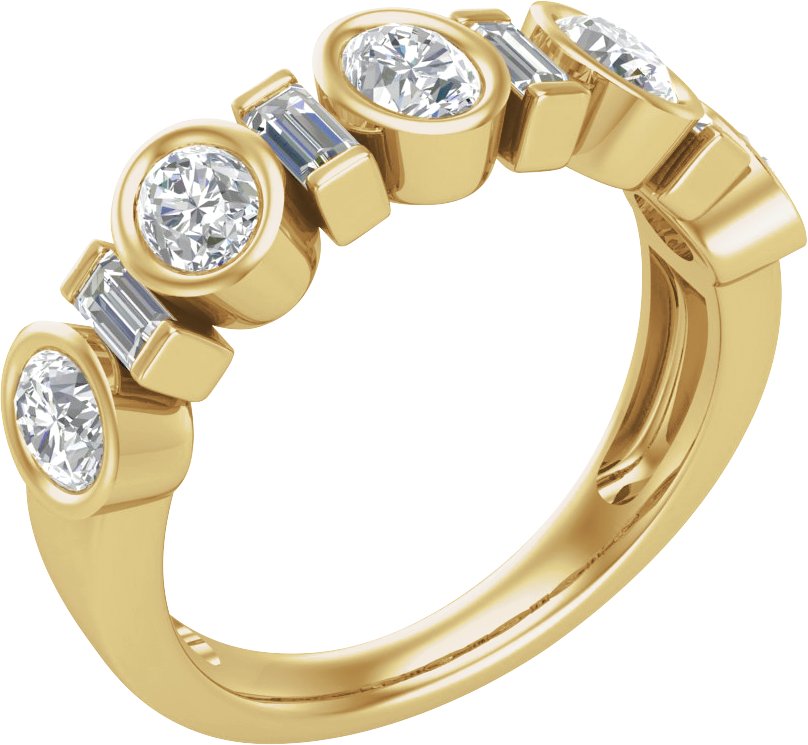Multi-Shape Anniversary Band