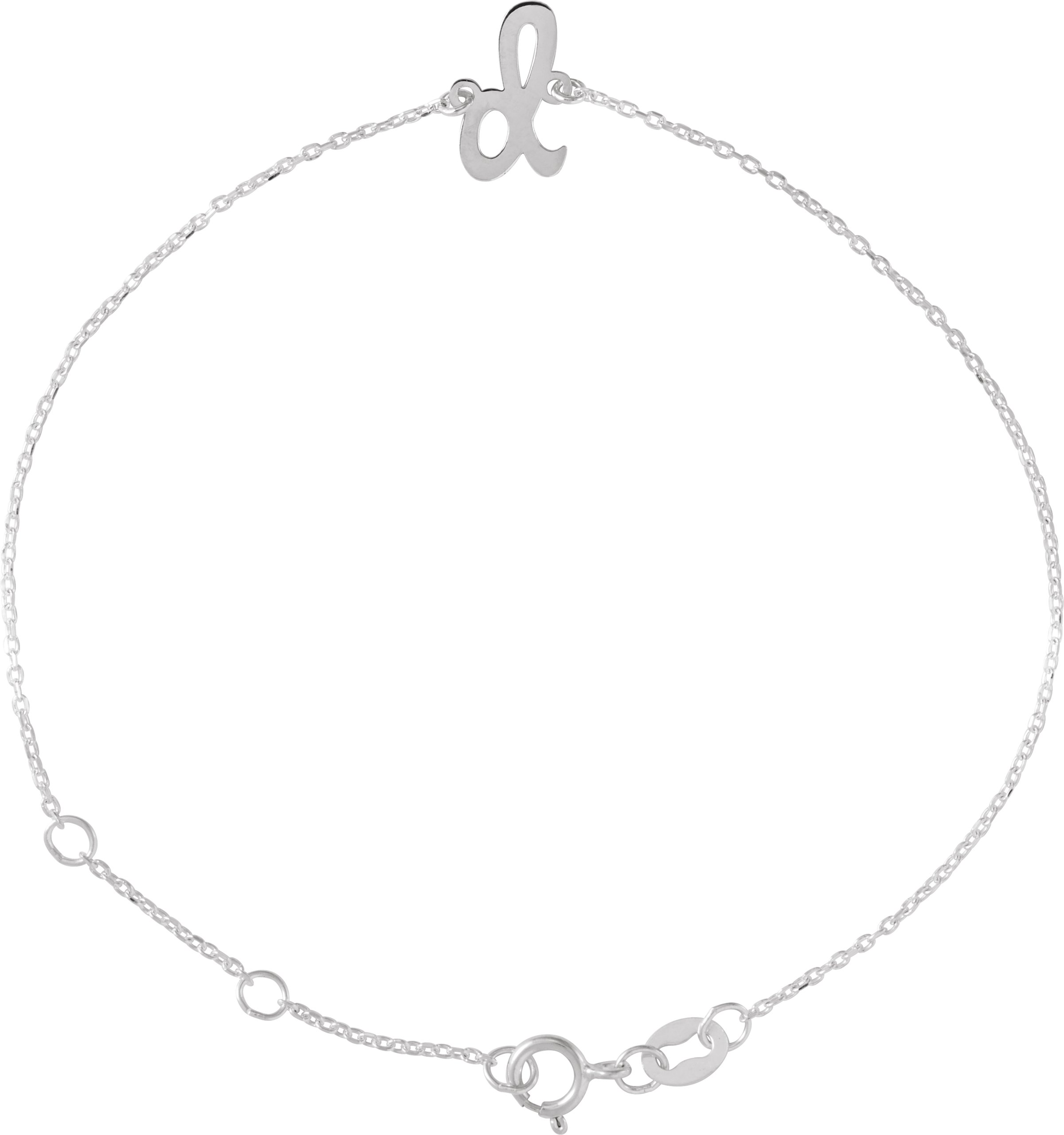 Script Initial Bracelet