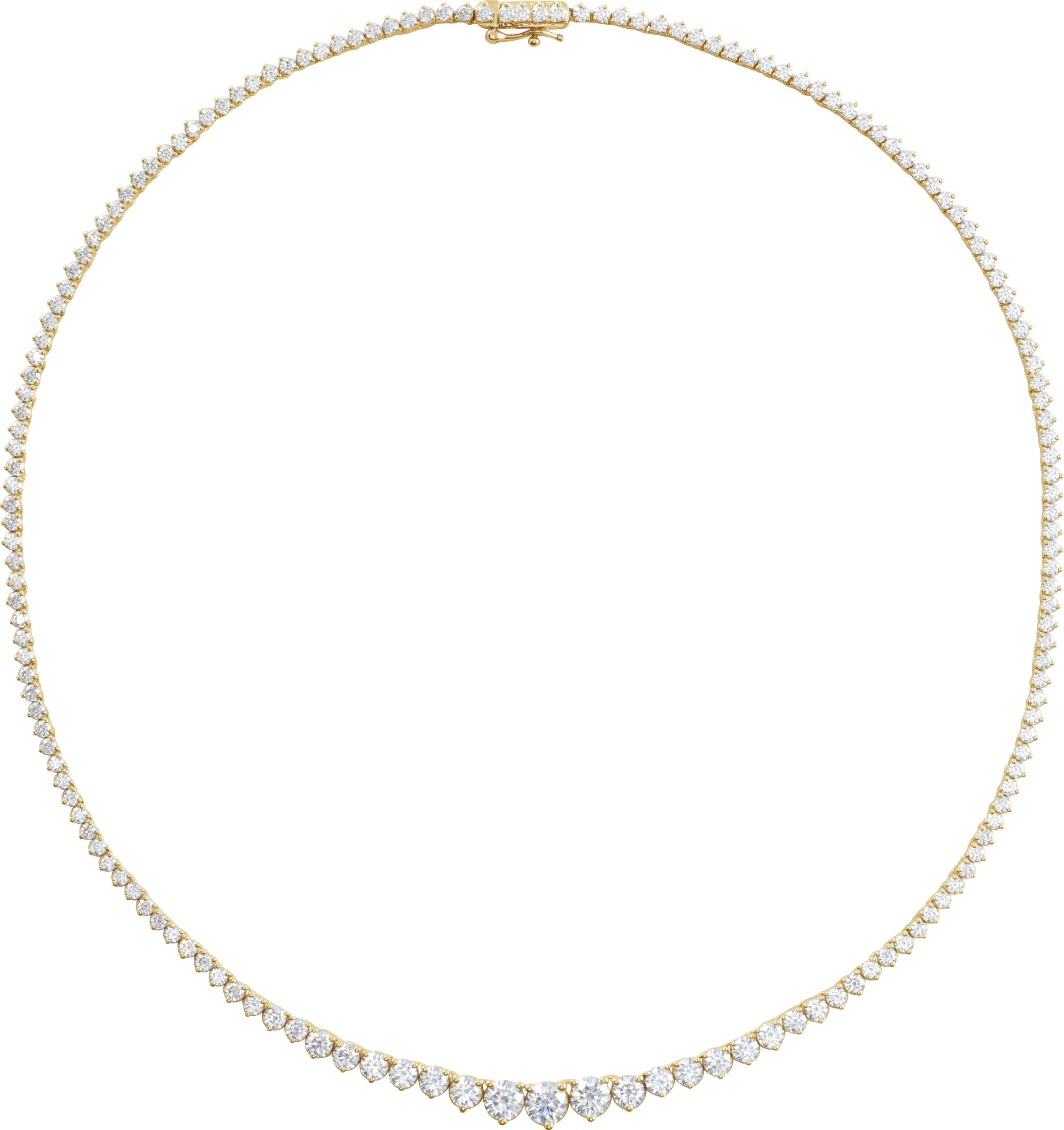Lab-Grown Diamond Line Necklace