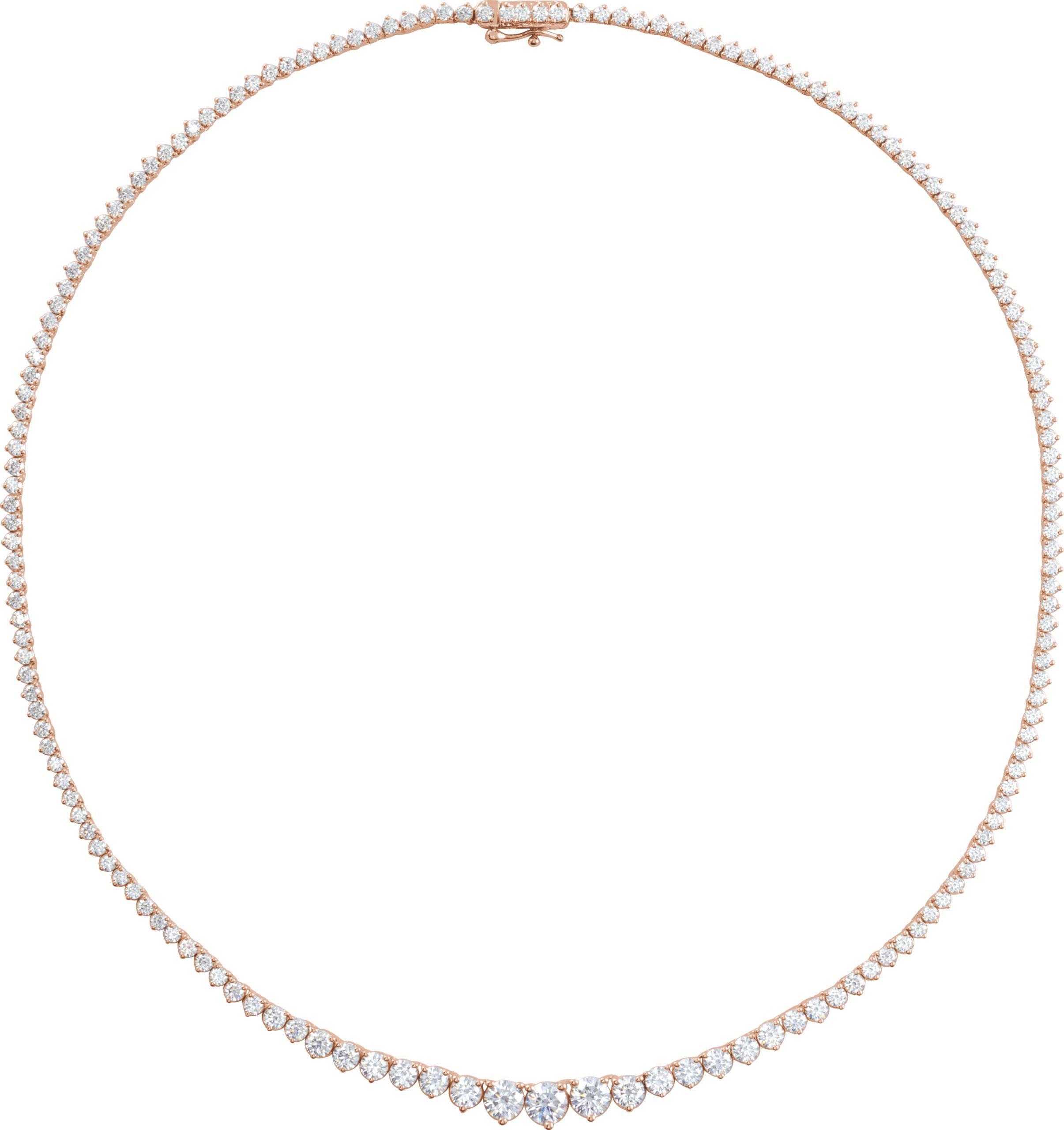 Lab-Grown Diamond Line Necklace