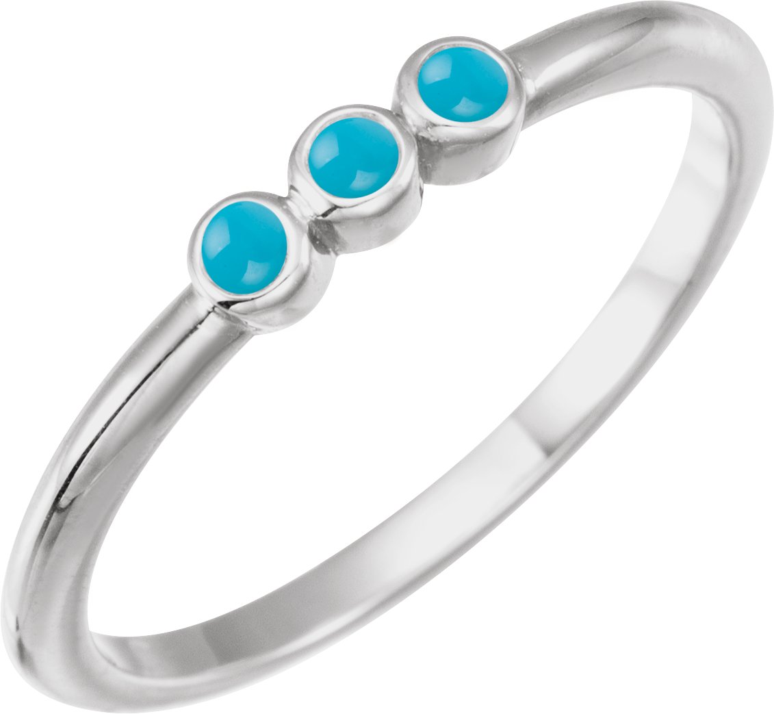 Rose-Cut Stackable Ring