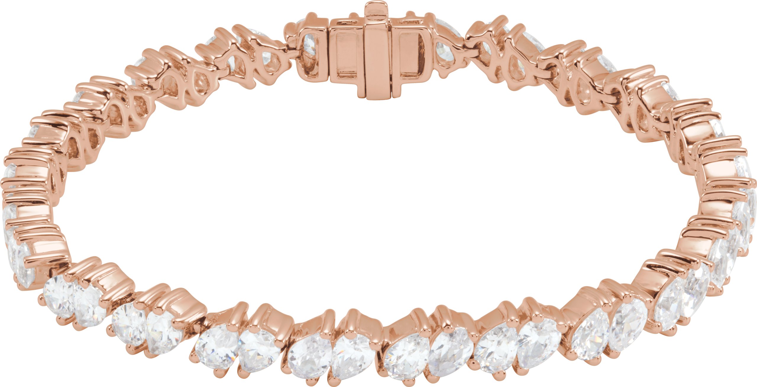 Lab-Grown Diamond Line Bracelet