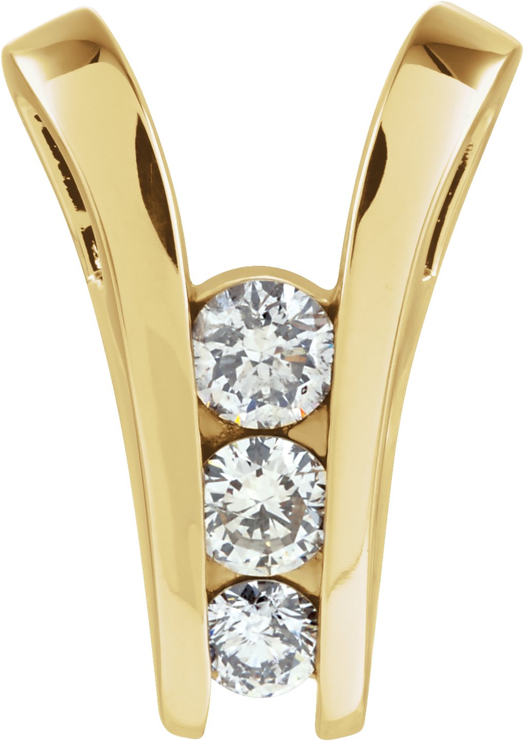 Three-Stone Slide Pendant