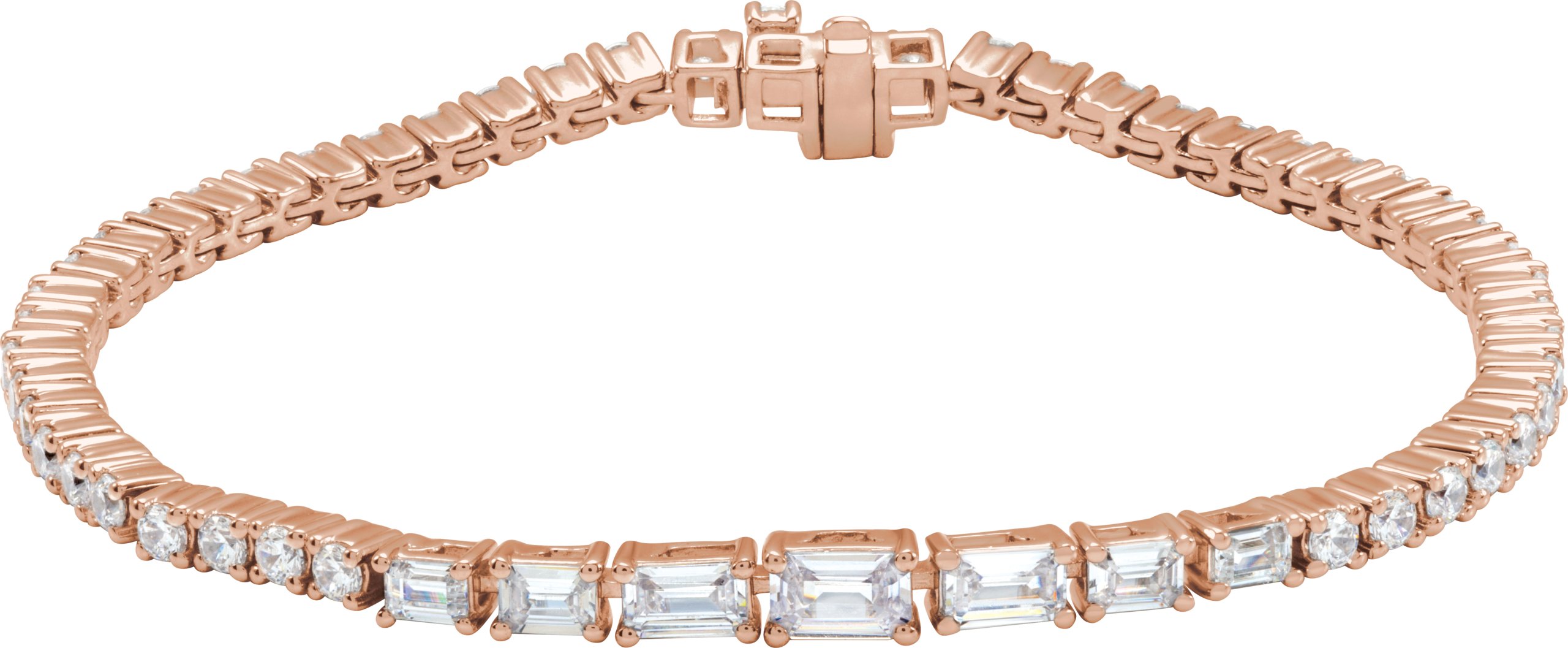 Lab-Grown Diamond Line Bracelet