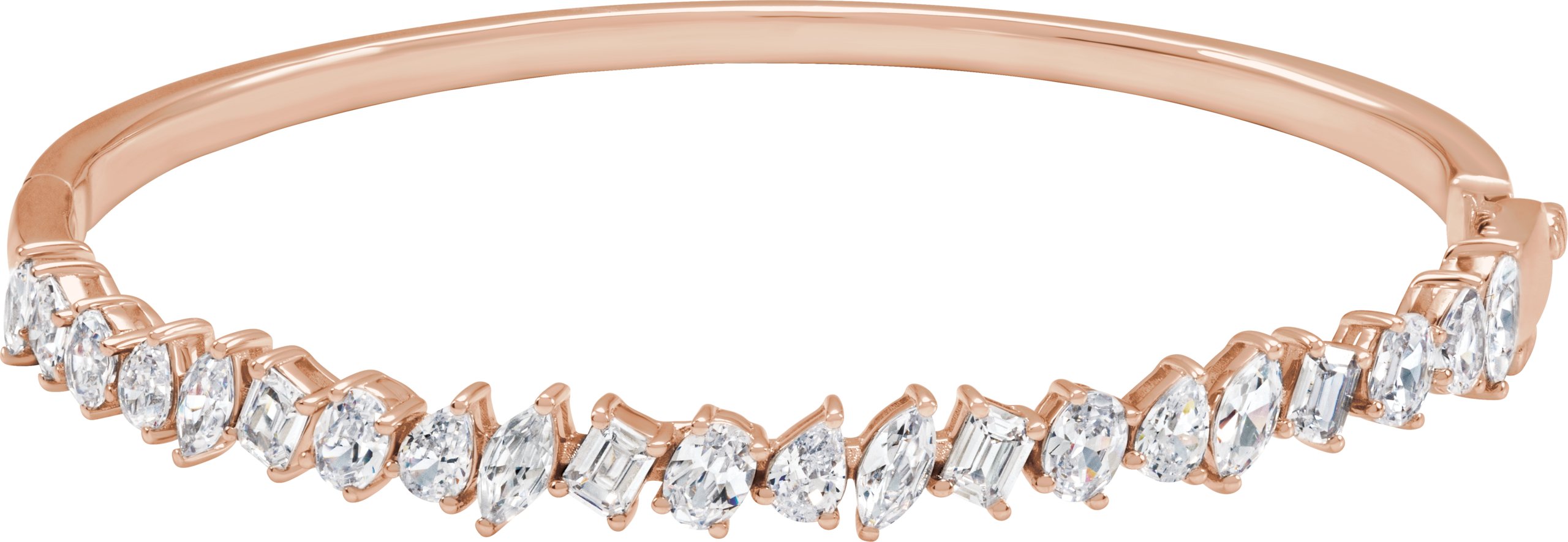 Lab-Grown Diamond Bangle Bracelet