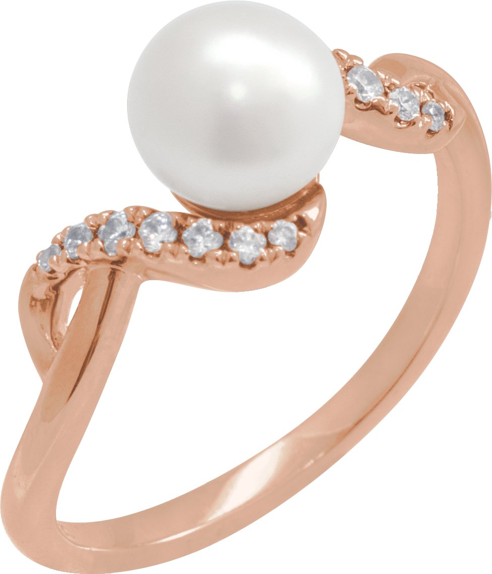 Accented Pearl Ring