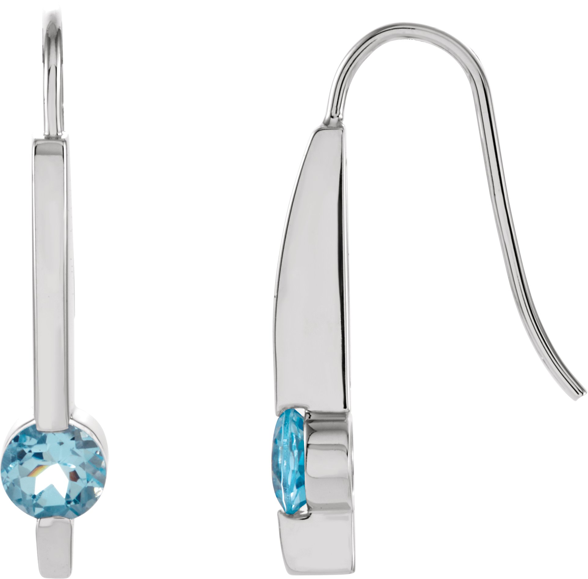 Accented Bar Earrings
