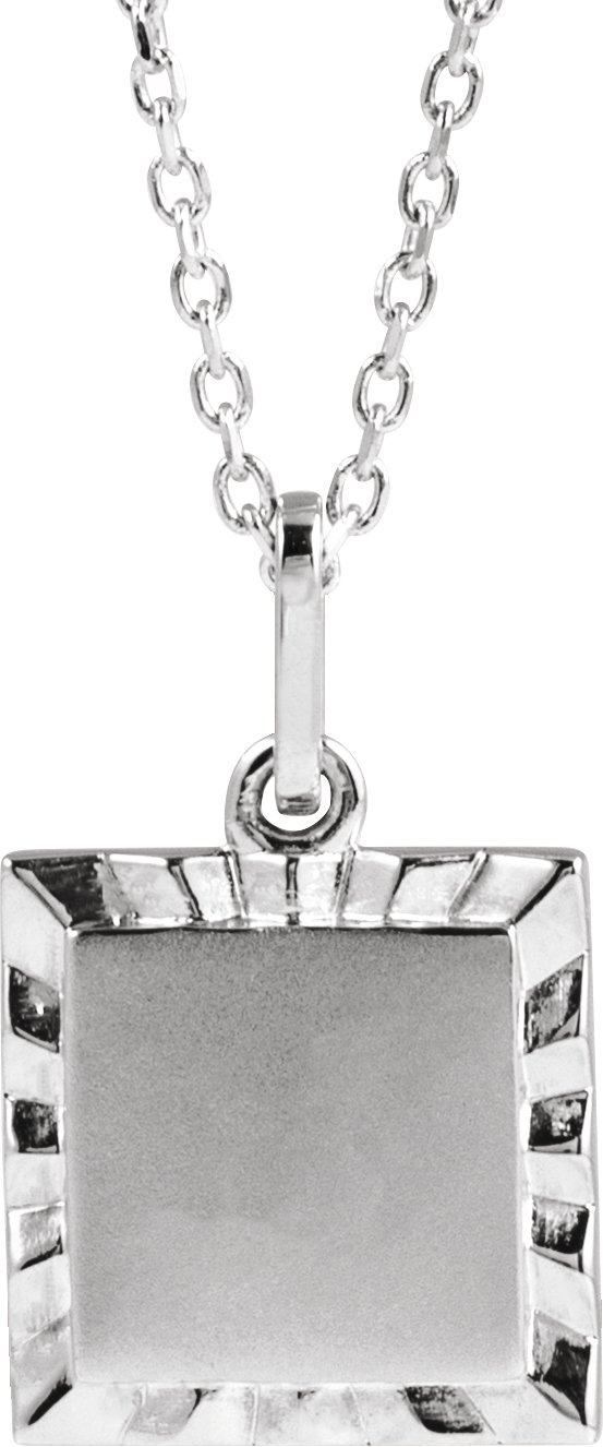 Engravable Necklace or Pendant