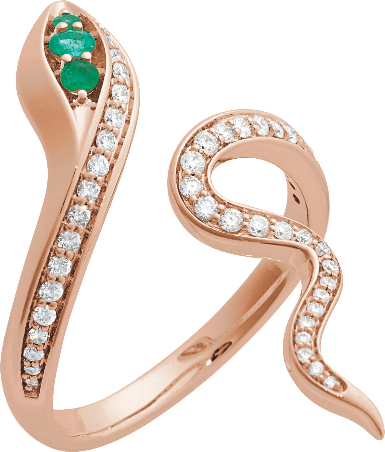 Accented Snake Ring