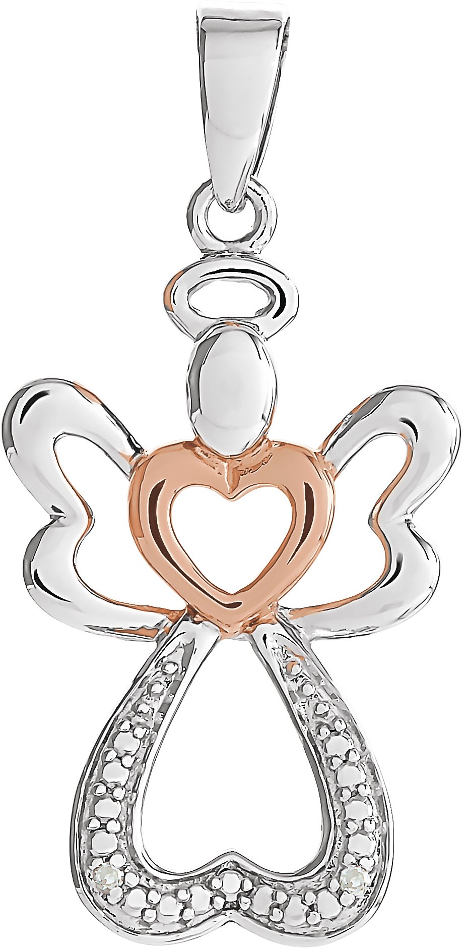 Accented Angel Pendant