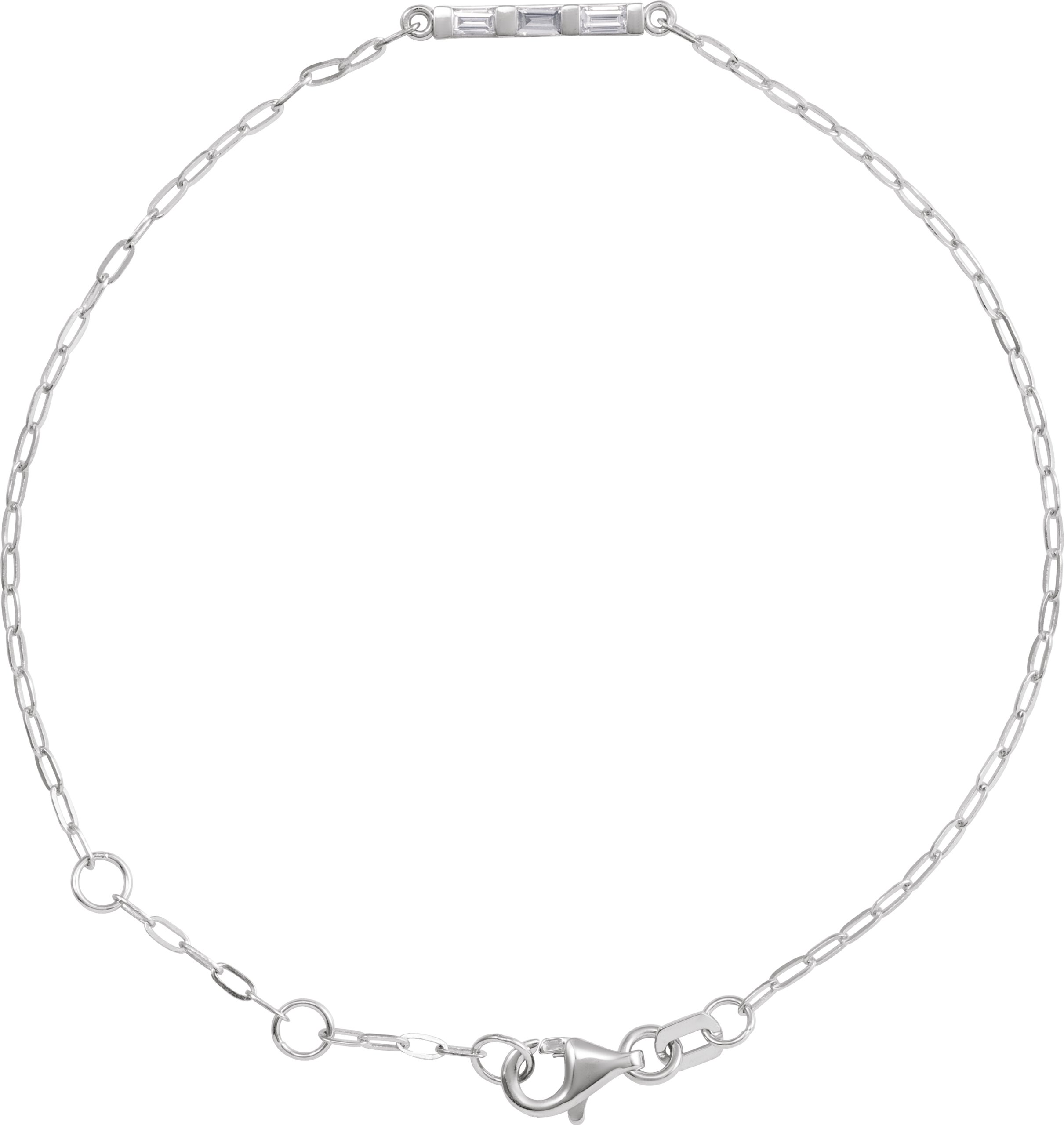 Accented Bar Link Bracelet