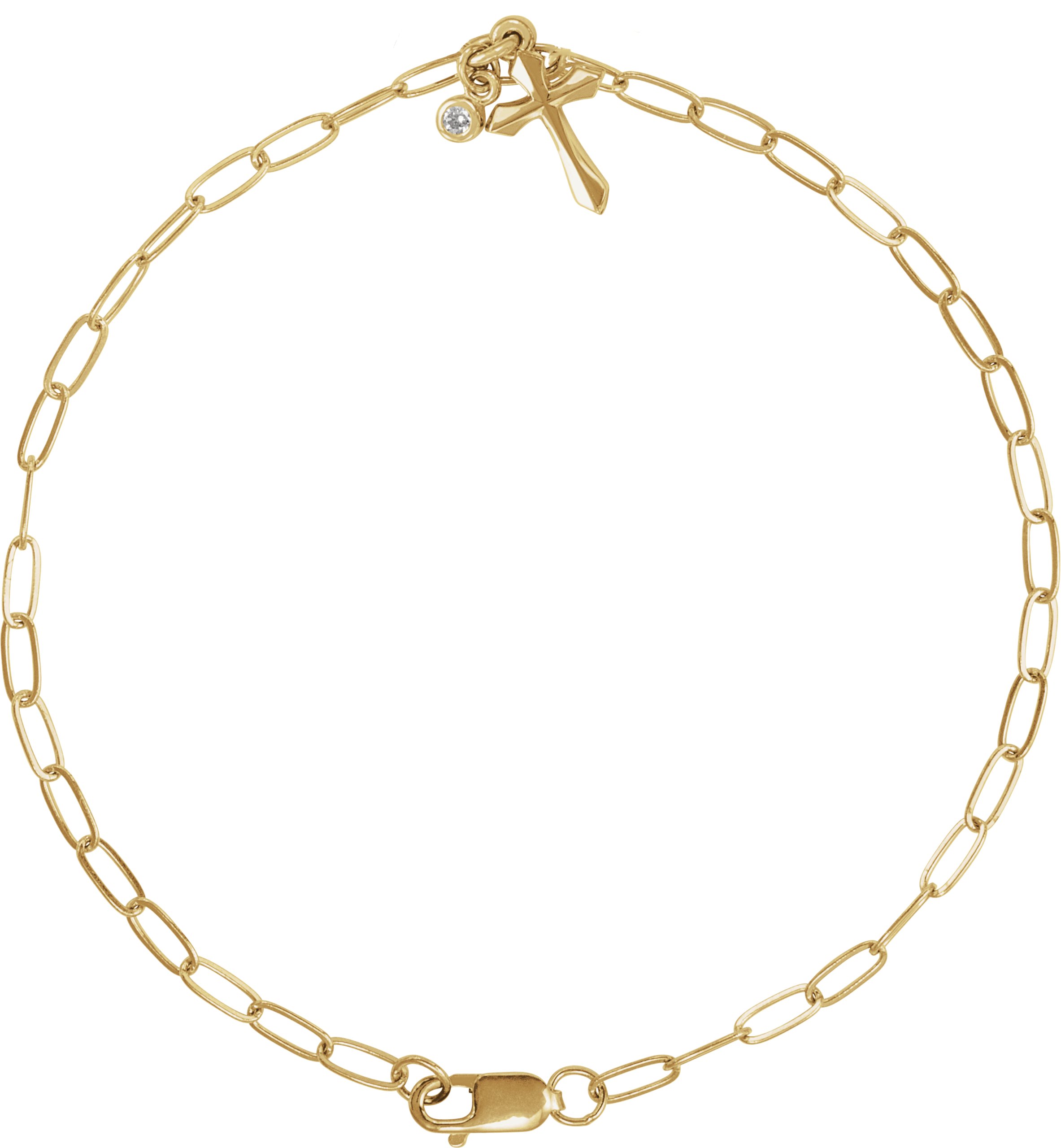 Cross Charm Bracelet