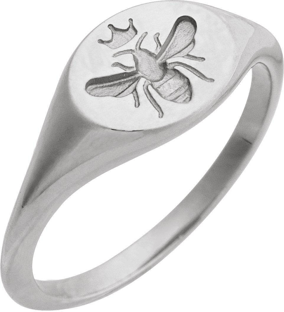 Intaglio Bee Signet Ring