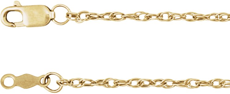 1.25 mm Rope Chain